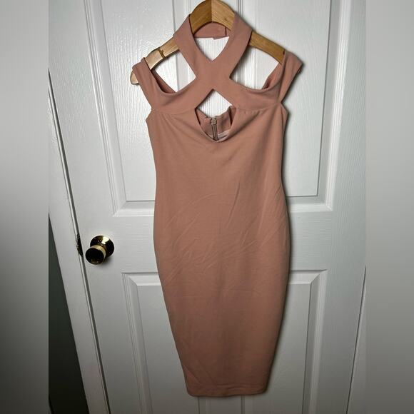 Nookie Hollywood Midi Dress In Blush M - Picture 3 of 9
